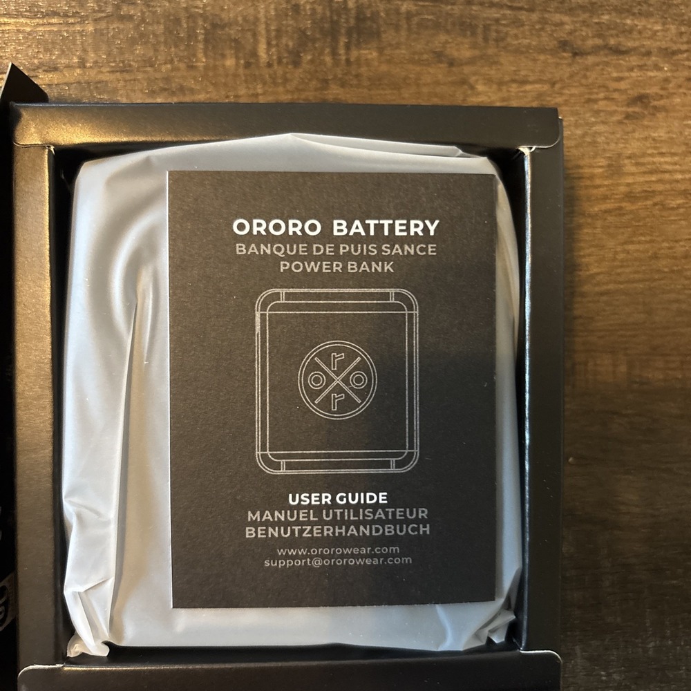 New -ORORO 7.2V 5200mAh Rechargeable Battery for Heated Jackets Genuine OEM - Picture 3 of 4